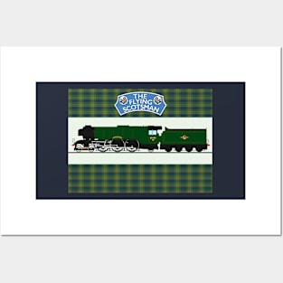 60103 Flying Scotsman British Railways Steam Locomotive Posters and Art